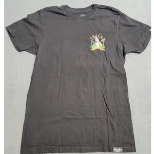 Sullen Art Collective Mens Artist Series Holiday Snowman Graphic T-Shirt Black M